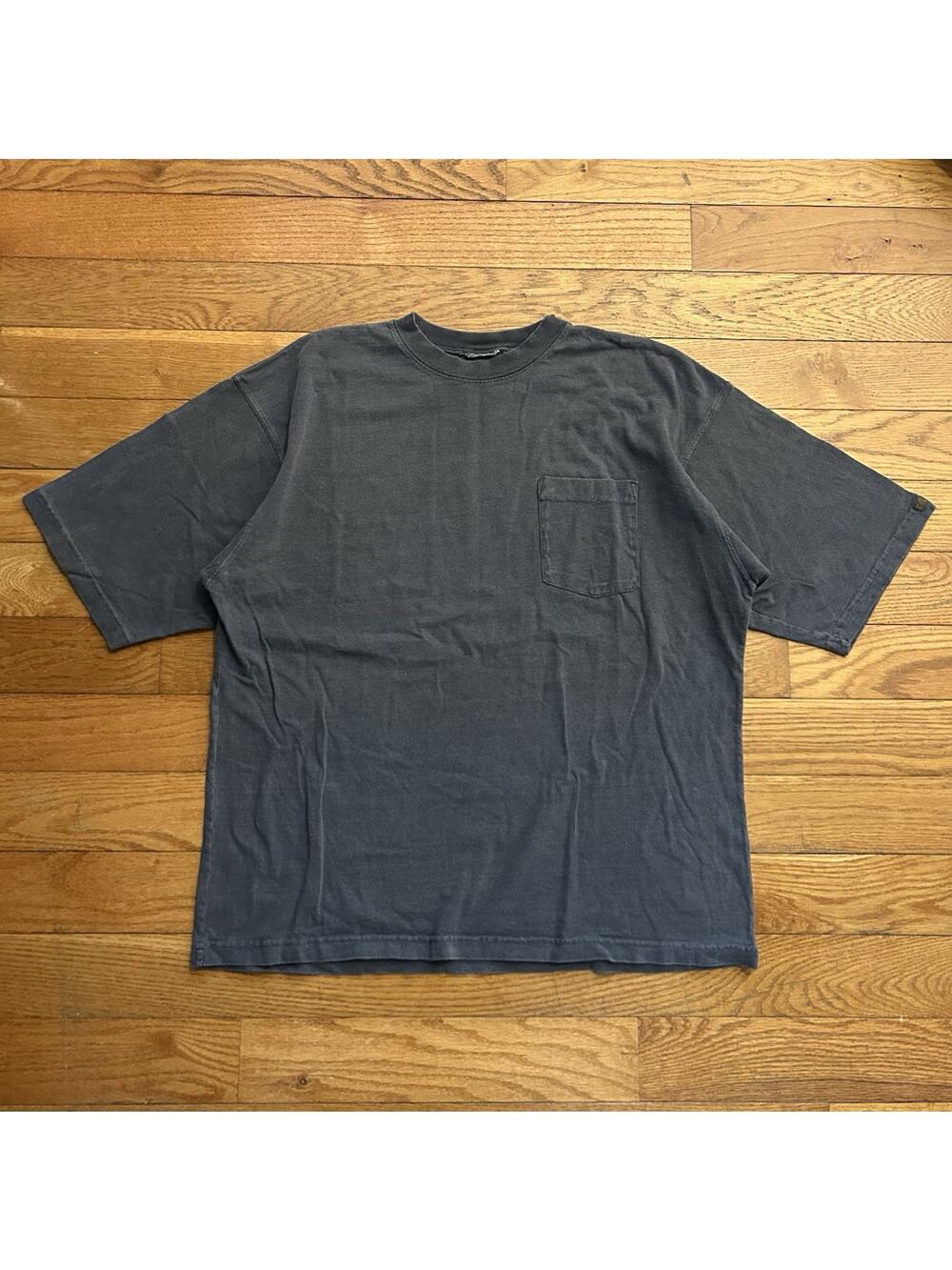 Vintage 90s Carhartt Blank Grey Heavyweight Pocket Tee Shirt Large